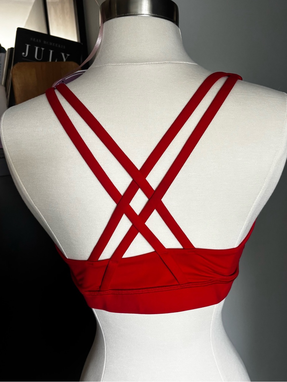 Lululemon Free to Be Wild Bra Red Size 6 Strappy Back